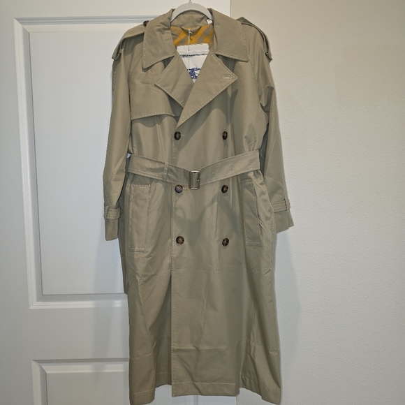 Burberry Trench Coat Khaki Oversized UK 10 US 8 - Never Worn - Picture 3 of 17